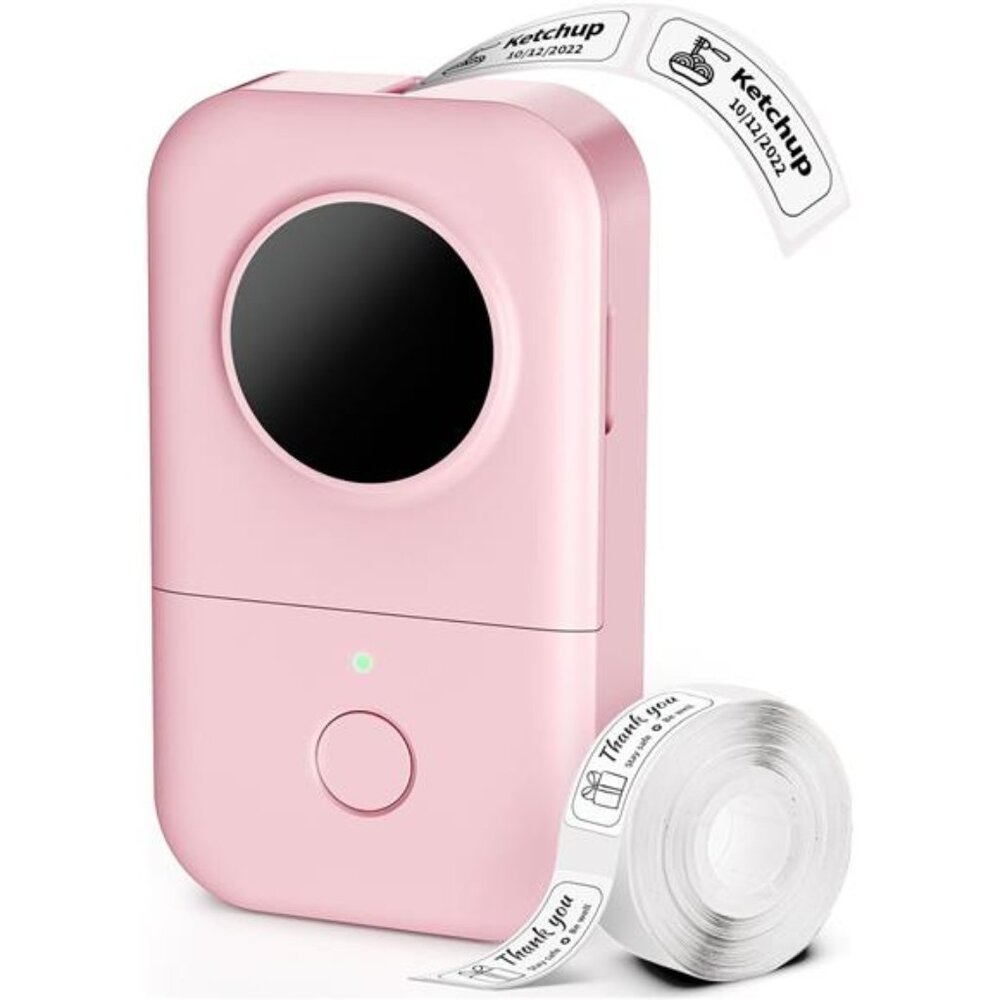 Label Maker Machine, D30 Portable Handheld Bluetooth Mini Label Maker‎ Printer